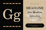 Nostifold, a Serif Font by graphicook (Thumbnail 8 of 10)