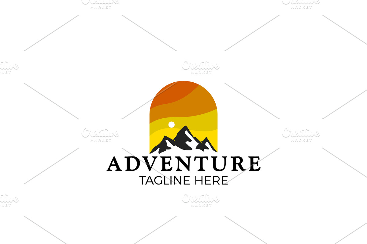 Mountain Adventure Park Logo Design, a Branding & Logo Template by AlvinStd
