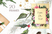 CHRISTMAS Watercolor Collection, an Illustration by Les Frolova (Thumbnail 6 of 12)