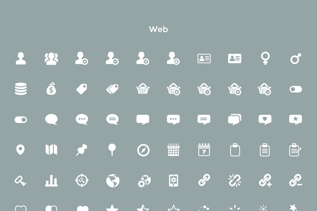 Squid Ink Solid Icon Pack preview 3