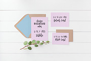 Wedding Suite Mockup BUNDLE, a Print Template by ILLONA GRAPHICS (Thumbnail 5 of 7)