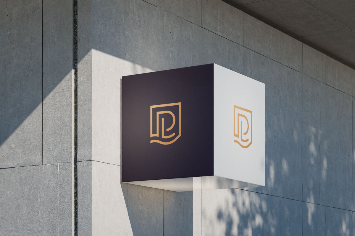 Mordant Luxury Brand DL logo Design preview 5