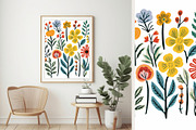 8 Matisse flower wall art print, a Decorative Illustration by ARTOZEN DIGITAL (Thumbnail 2 of 12)