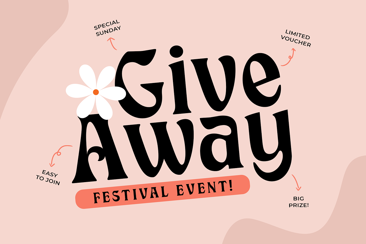 Groove Flare - Display Groovy Font, a Serif Font by Get Studio (Photo 5 of 11)