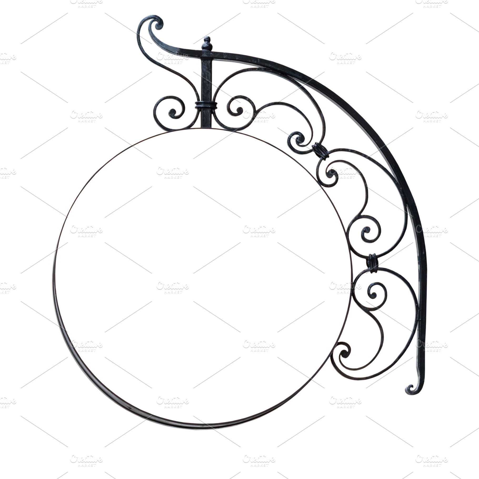 Blank hanging wall sign mockup, a Business Photo by BOOCYS