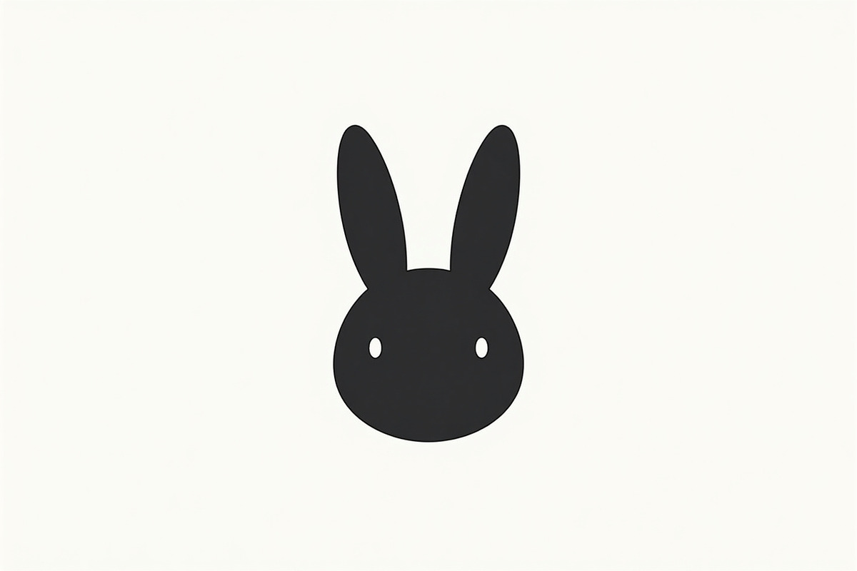 Cute Bunny Head Silhouette Set, an Illustration by BIPLOB EXPERT (Photo 5 of 7)
