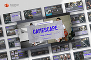 Sport & Fitness Powerpoint Template, a Presentation Template by fluffstudio (Thumbnail 1 of 4)