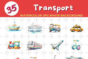 transport watercolor Jpg Background, a Technology Illustration by John_Walker