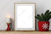 Christmas Frame Mockup PSD JPG PNG, a Mockup by Mockup Shop (Thumbnail 2 of 2)