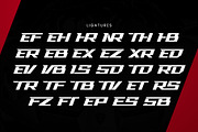 Trinos - Sporty Tech Font, a Font by Arterfak Project (Thumbnail 13 of 15)