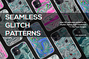 SEAMLESS GLITCH PATTERNS, a Pattern Graphic by ANAKOTO (Thumbnail 13 of 25)