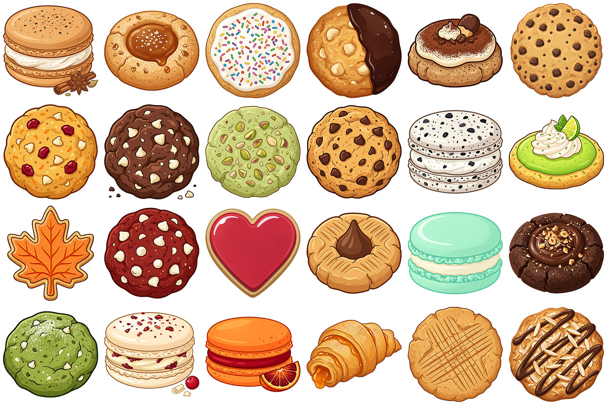 Cookies Clipart, a Food Illustration by Forhadx5 (Photo 3 of 9)