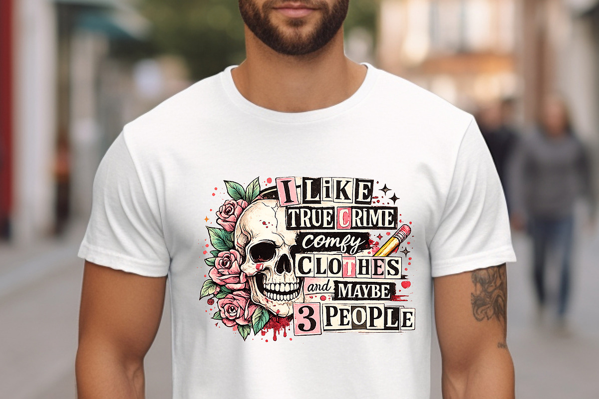I Like True Crime Comfy Clothes PNG, an Object Graphic by Star Graphic Design (Photo 3 of 5)