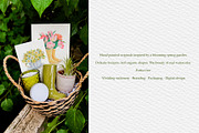 Spring Garden Watercolor Elements, an Object Illustration by SunnJaneArt (Thumbnail 4 of 10)