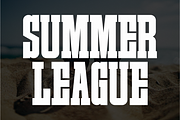 Summer Varsity - Condensed Slab, a Slab Serif Font by Pian45 Studio (Thumbnail 4 of 6)