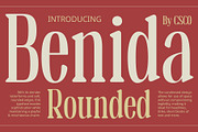Benida Rounded, a Serif Font by Craft Supply Co. (Thumbnail 1 of 8)