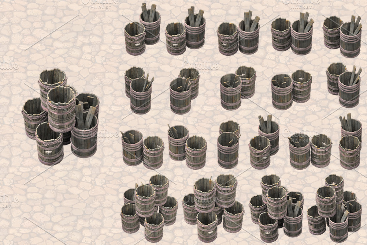 Isometric Ancient City Pack, an Object Graphic by Beatheart Creative Studio (Photo 48 of 77)
