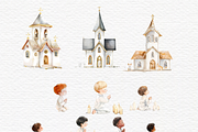 Clip art Primera communion bundle, an Education Illustration by Invite to Clipart (Thumbnail 5 of 6)