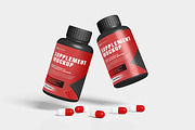 Supplement Bottle Packaging Mockup., a Packaging Mockup by AndikaGraphic (Thumbnail 5 of 5)