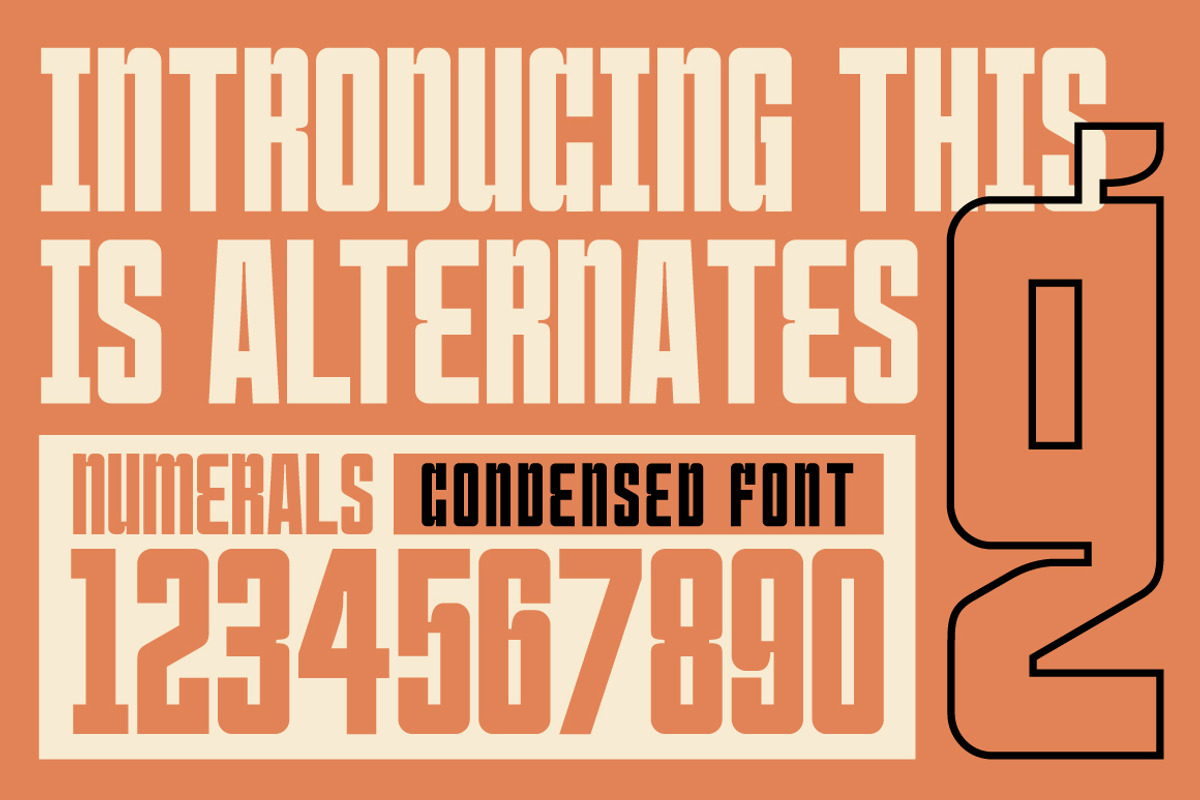 Mugend - Sans Condensed Font, a Sans Serif Font by tebaltipislab (Photo 2 of 13)