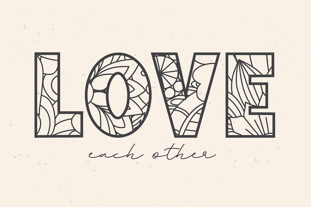 ZEN OUTLINE a Mandala Font preview 6