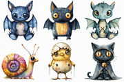 Halloween Voodoo Animal Doll Clipart, an Illustration by Craft Nest (Thumbnail 4 of 6)