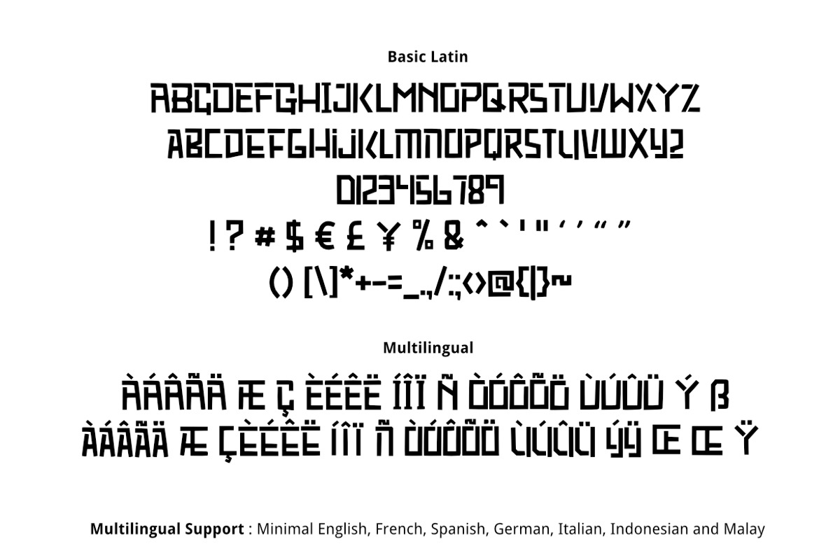 Black Falcon Font preview 2