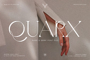 Quarx - Sans & Serif Modern Font Duo, a Sans Serif Font by SilverStag Type Foundry (Thumbnail 1 of 18)