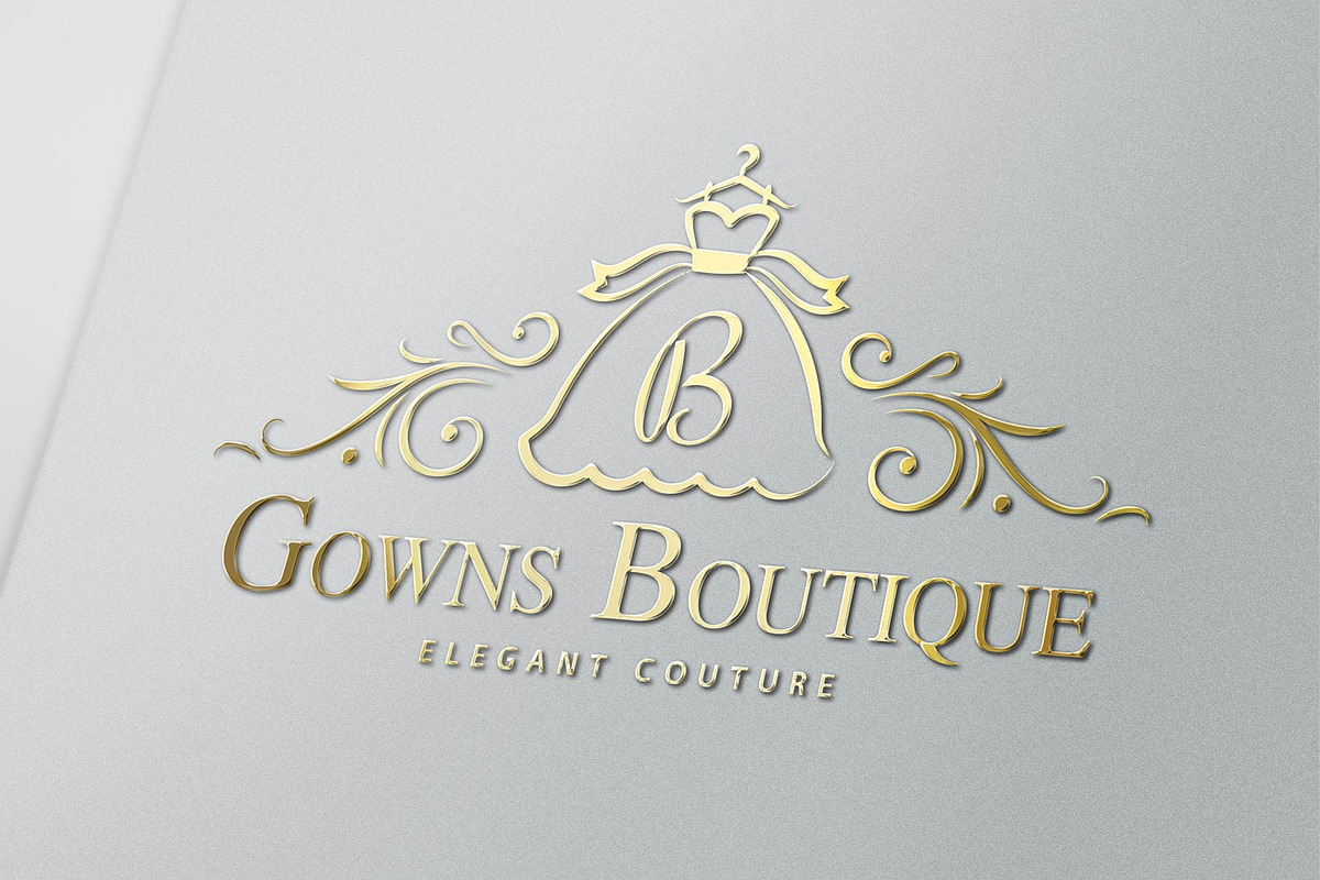 Gowns Boutique Logo, a Branding & Logo Template by Mocca Design (Photo 1 of 5)