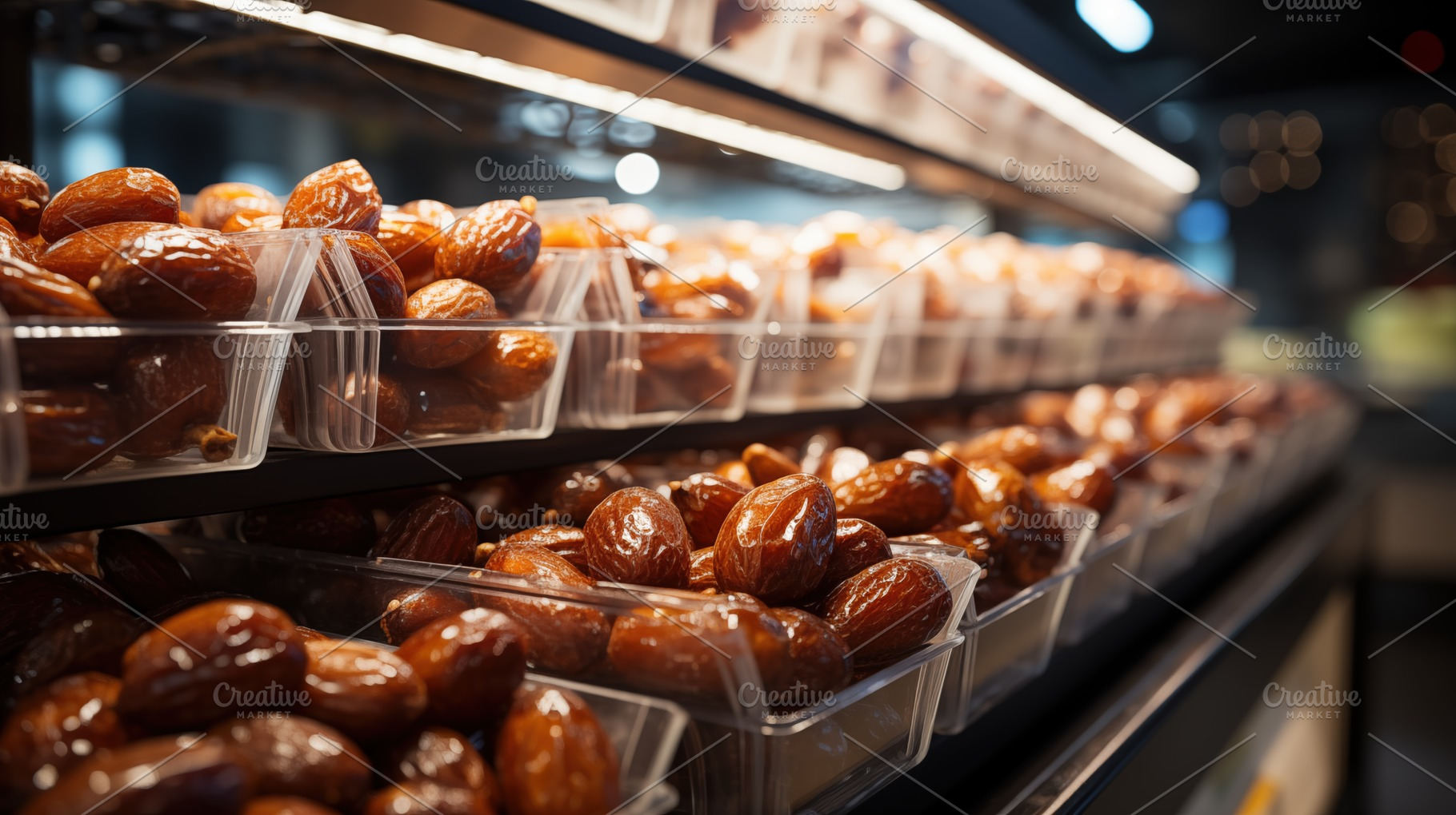 Packaged dates market store shelves, a Food & Drink Photo by Textures ...