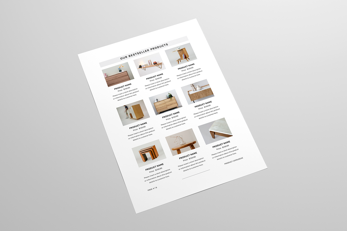 Product Catalog Sheet, a Flyer Template by Leaflove (Photo 6 of 9)