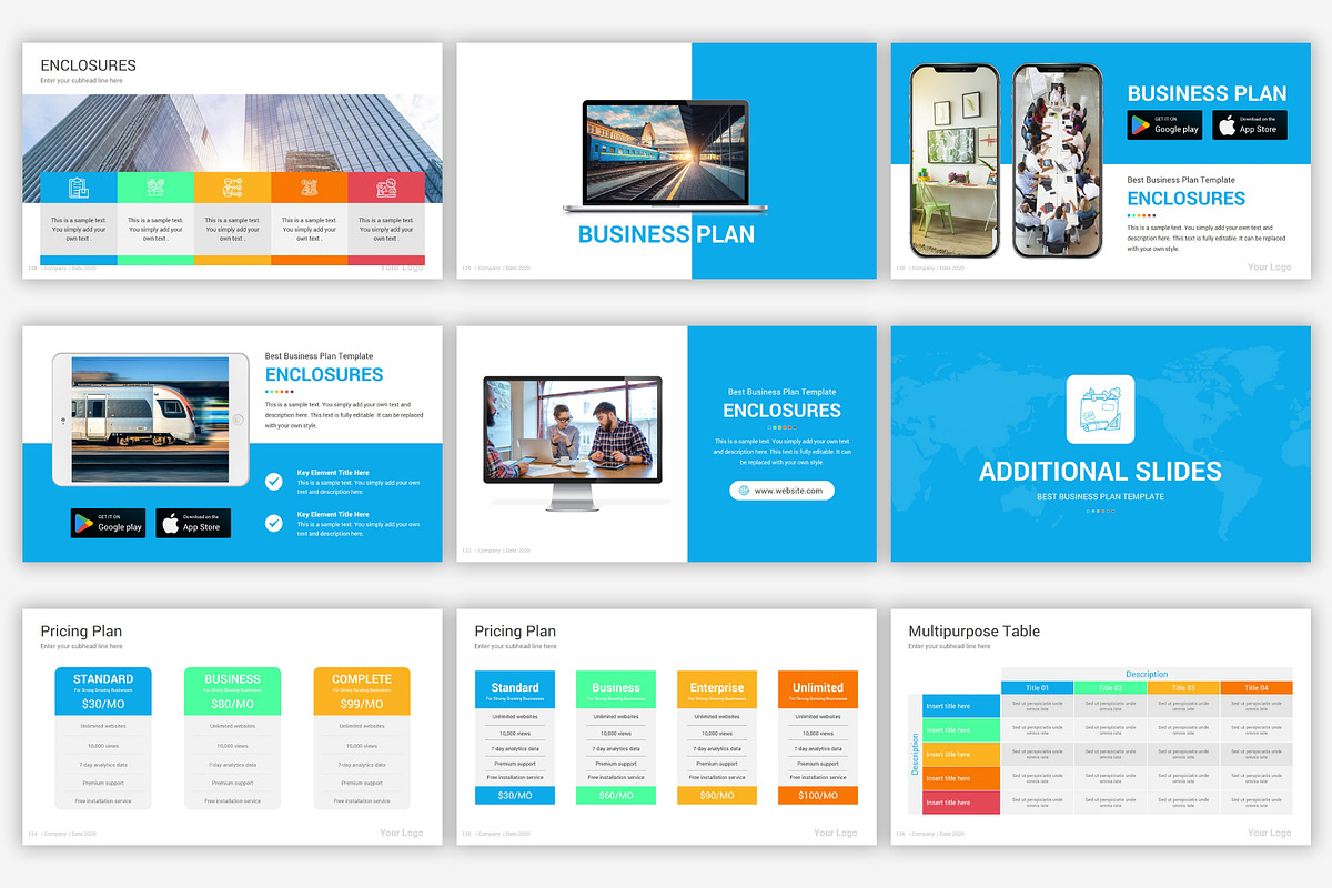 Comprehensive Google Slides Bundle, a Presentation Template by SlideOne (Photo 48 of 84)