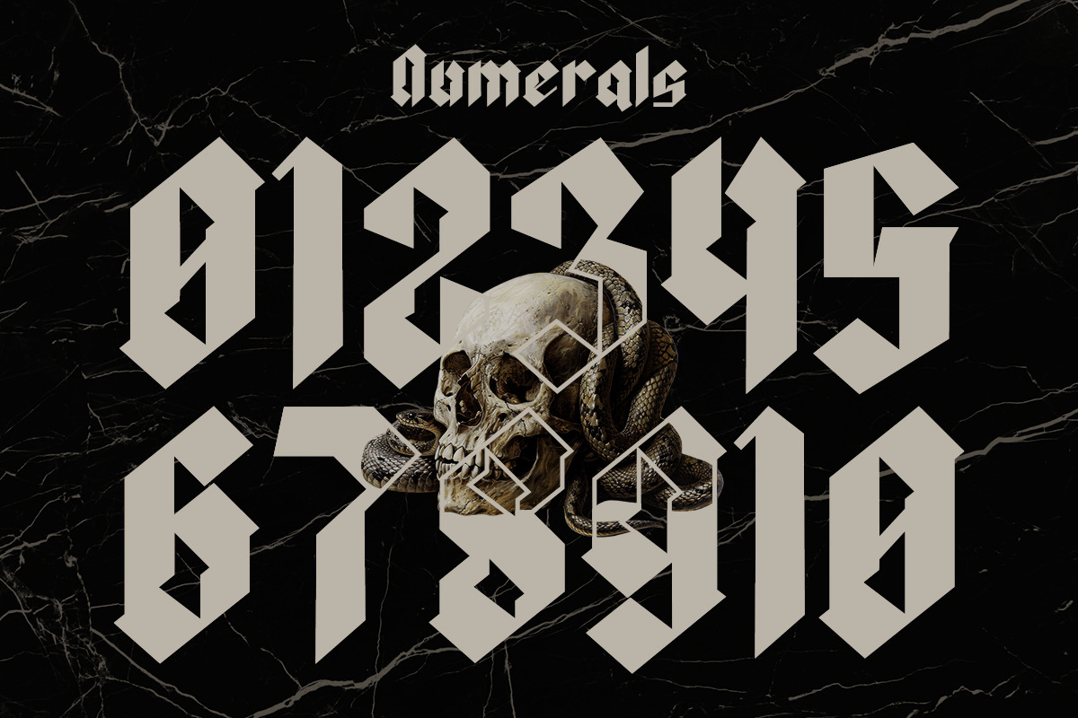 Maygers – Modern Gothic Blackletter, a Blackletter Font by RYS Design Studio (Photo 4 of 12)