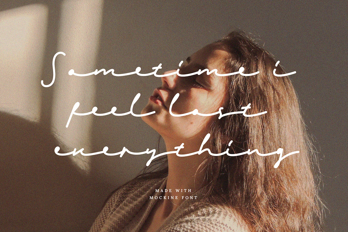Mockine – Monoline Script Font, a Script Font by Prioritype Co (Photo 3 of 10)