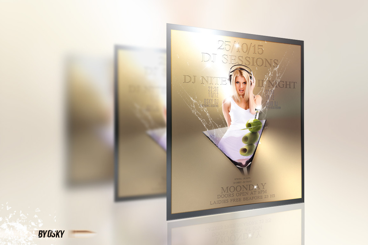 Dj Nights Event, a Flyer Template by Osky (Photo 3 of 3)