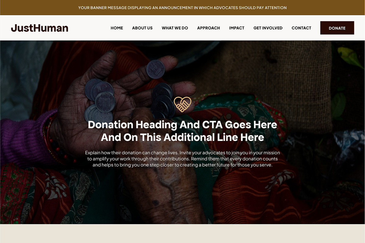 Human Rights Showit Website Template, a WordPress Template by Studio Humankind (Photo 10 of 20)