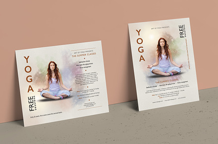 Simple Yoga Flyer Templates