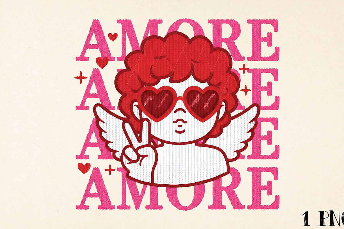 Valentine Cupid Amore PNG, an Illustration by DreamPrint404 (Photo 1 of 8)
