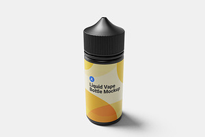 Liquid Vape Bottle Mockup Vol.1