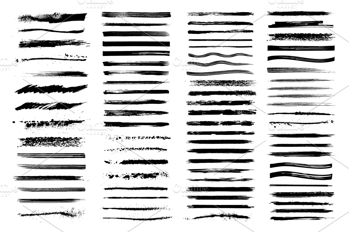 Brushstroke BIG collection, a Brush Add-On by SergeyBitos (Photo 2 of 9)