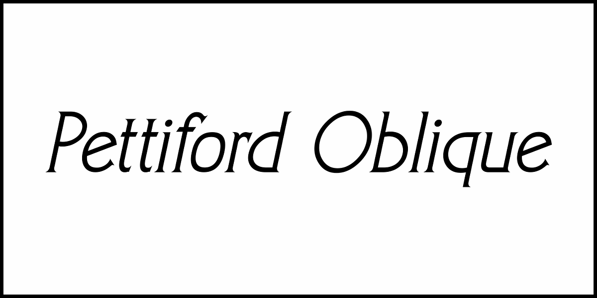 Pettiford JNL, a Font by Jeff Levine Fonts (Photo 4 of 5)