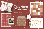 Cozy Christmas - Clipart & Patterns, an Illustration by JT_Design_Art (Thumbnail 1 of 11)