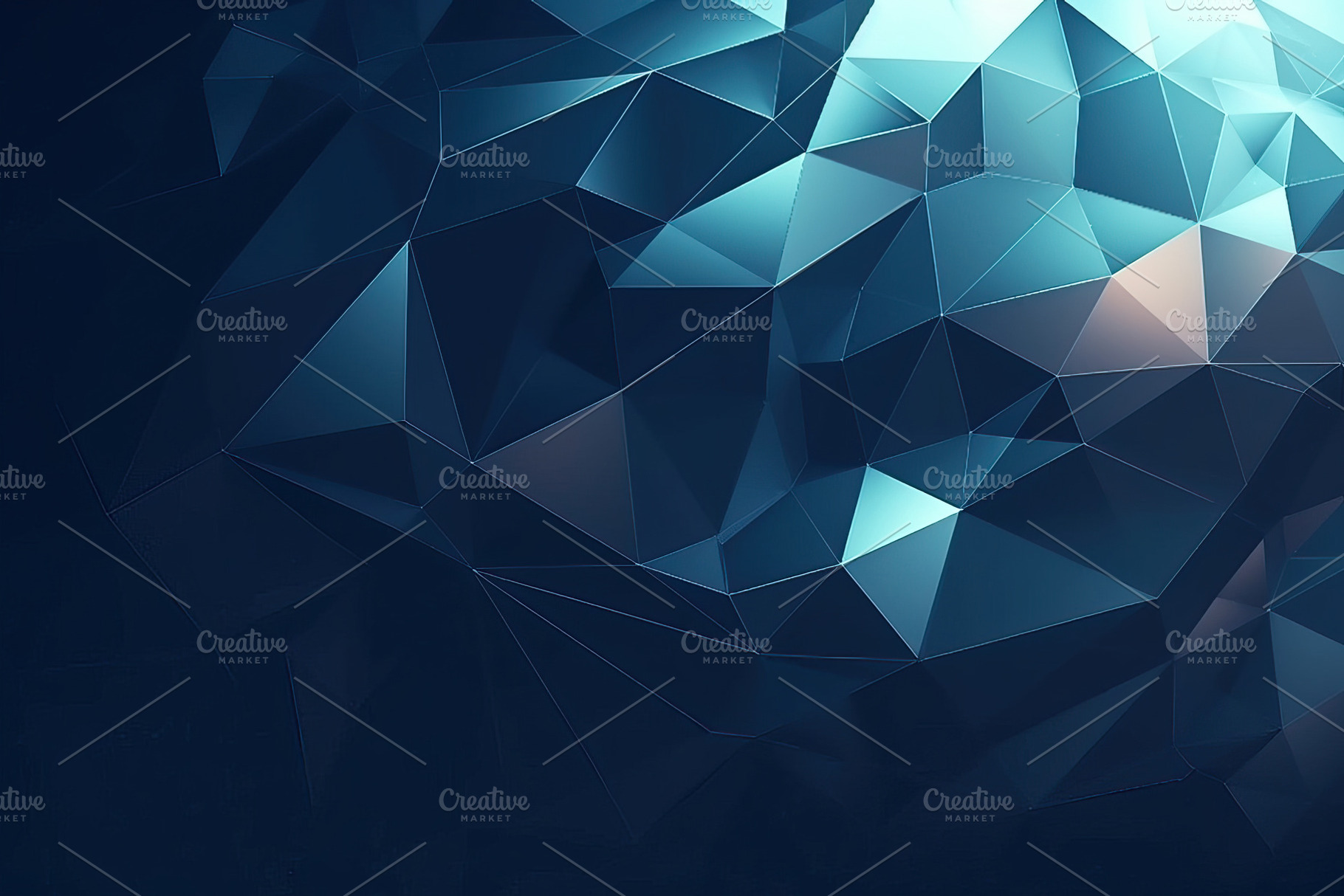 Polygonal abstract background. Generative AI, an Abstract Photo by OSORIOartist