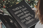 Valacia Stamp, a Serif Font by Craft Supply Co. (Thumbnail 5 of 8)