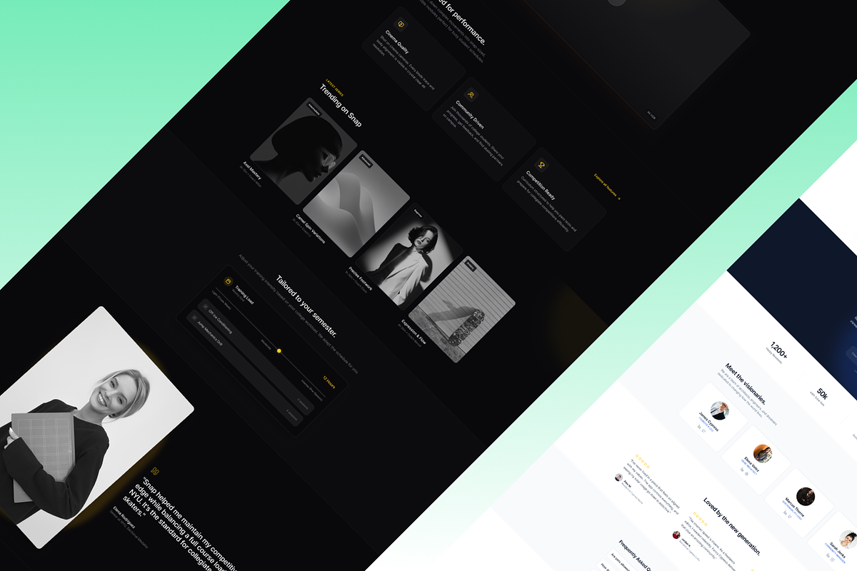 10+ Modern Landing Pages, a Landing Page Template by PetersTouch Creative (Photo 3 of 5)