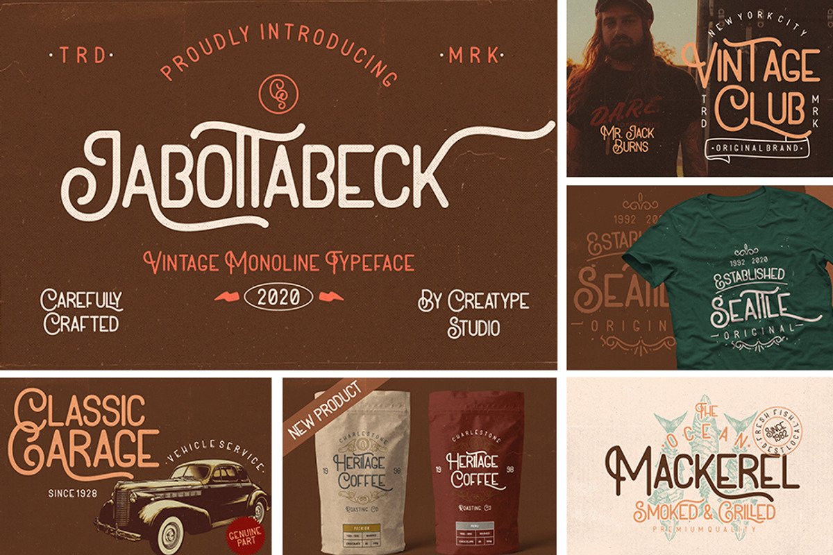 When Modern Meet Vintage Font Bundle, a Script Font by Creatype Studio (Photo 20 of 45)