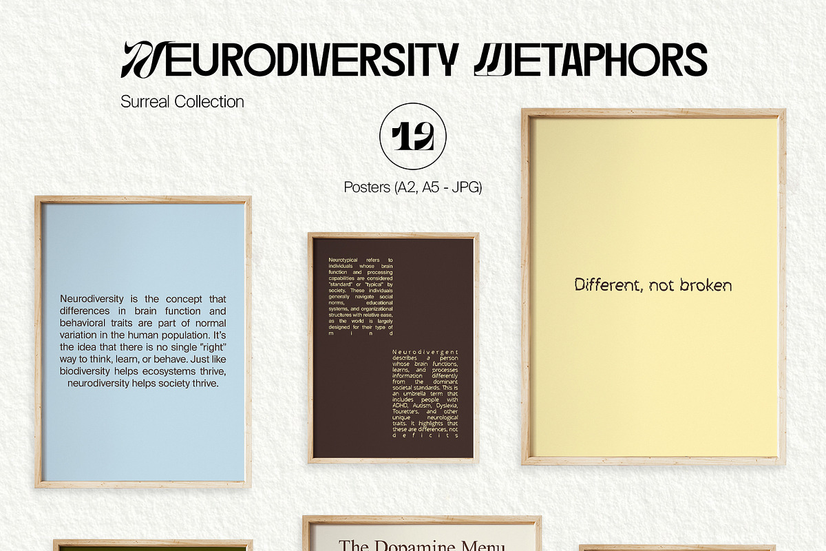Neurodiversity Metaphors collection, a Healthcare Illustration by divanovskaya_nv (Photo 14 of 18)