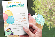 Scooped Up Bridal Shower Invite, an Invitation Template by Patterndigitpics (Thumbnail 2 of 5)