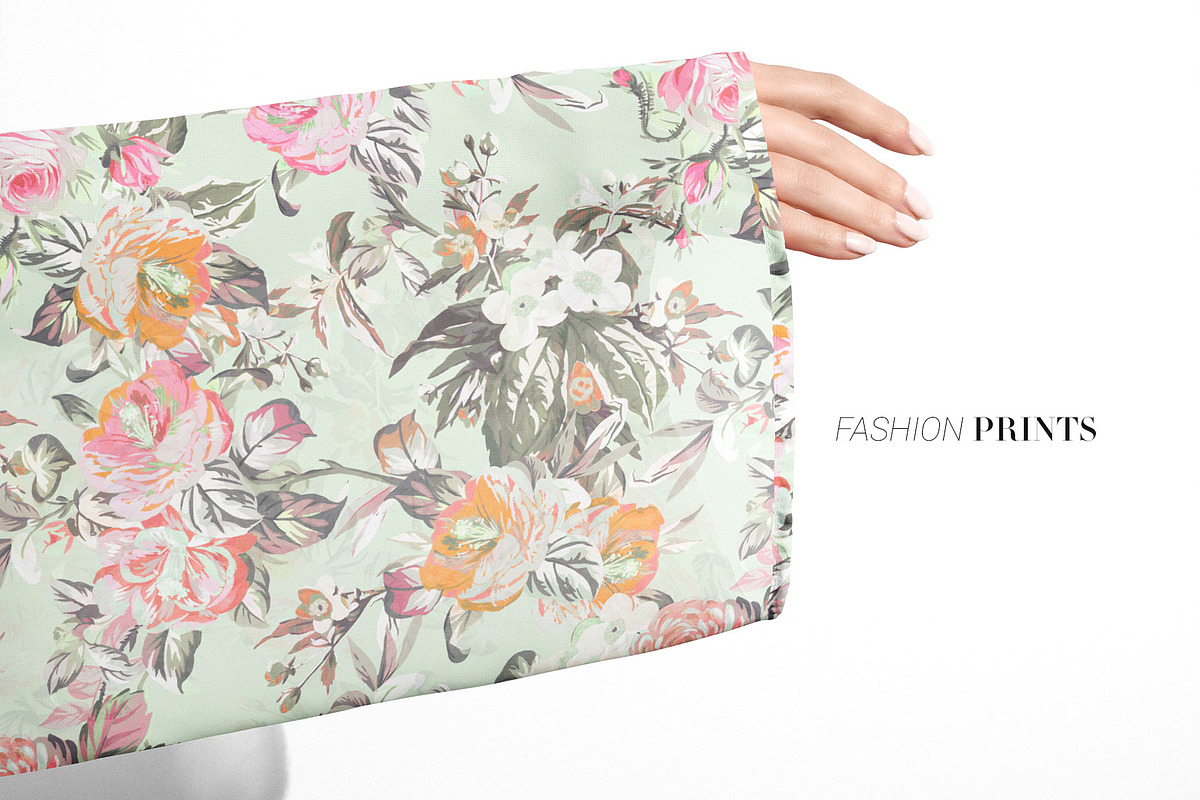 Autumn Rose Prints & Motifs, a Pattern Graphic by TSTUDIO (Photo 9 of 13)