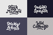 Claytonia Bold Script, a Script Font by Letterhend Studio (Thumbnail 4 of 8)